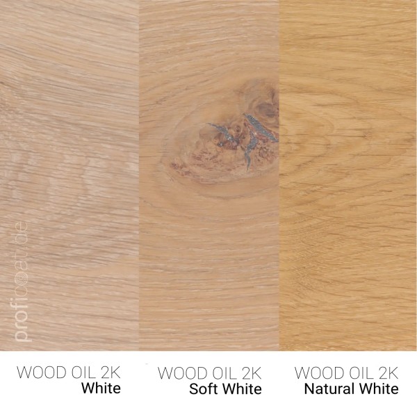 Wood Oil 2K Musterset 05 von Natura Onecoat – Weißtöne