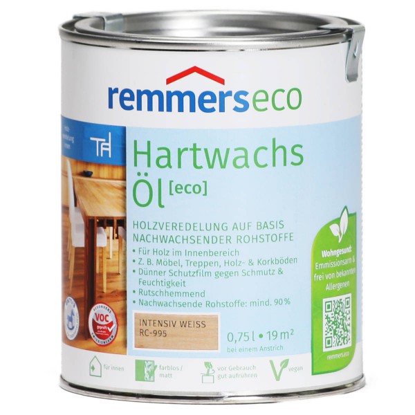 Remmers eco Hartwachs-Öl [eco] intensiv-weiß (RC-995)