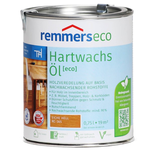 Remmers eco Hartwachs-Öl [eco] eiche hell (RC-365)