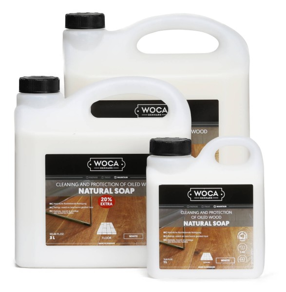 Holzbodenseife weiß