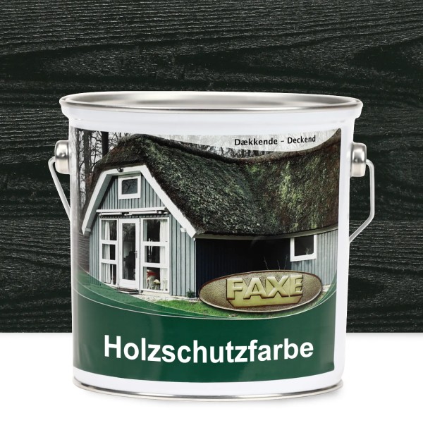 Holzschutzfarbe Waldgrün/Tannengrün 2,5 Liter