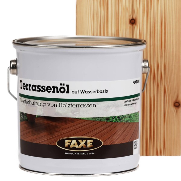 Terrassenöl auf Wasserbasis Natur 2,5 Liter