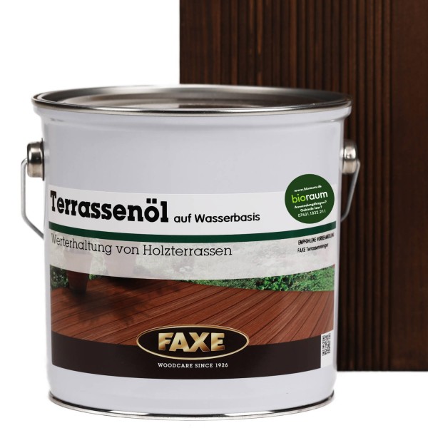 Terrassenöl auf Wasserbasis Bambus dunkel 2,5 Liter