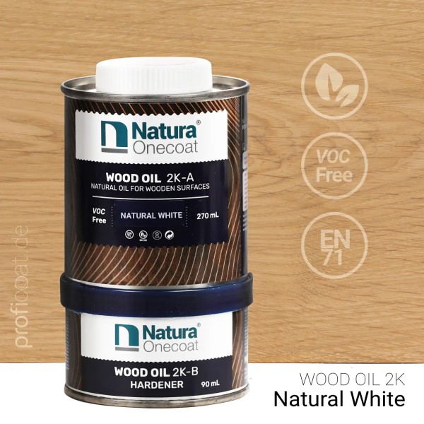 Wood Oil 2K NATURAL WHITE