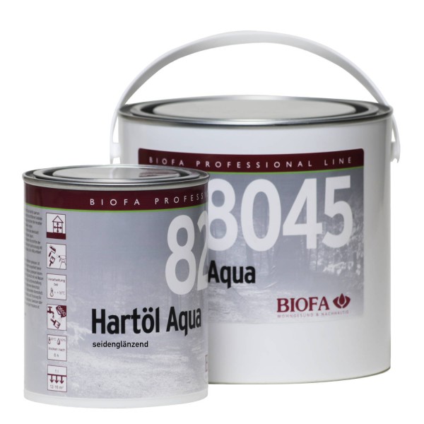 Hartöl Aqua seidenglänzend, Nr. 8045