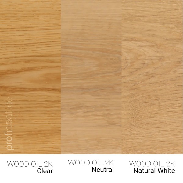 Wood Oil 2K Musterset 01 von Natura Onecoat – Hell Natur