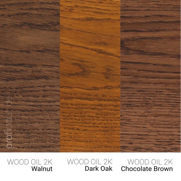 Wood Oil 2K Musterset 02 von Natura Onecoat – Dunkelbraun