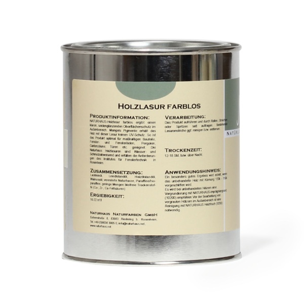 Naturhaus Holzlasur für Außen Anthrazit deckend | eBay